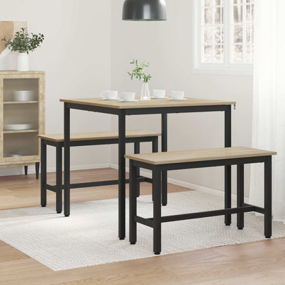 Dining Tables Engineered Wood Sonoma Oak 80 cm 80 cm