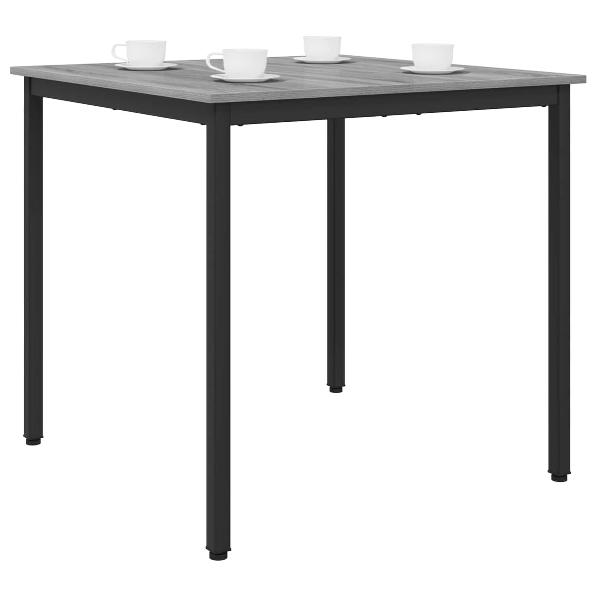 Dining Tables Engineered Wood Grey Sonoma 80 cm 80 cm