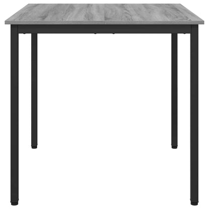 Dining Tables Engineered Wood Grey Sonoma 80 cm 80 cm