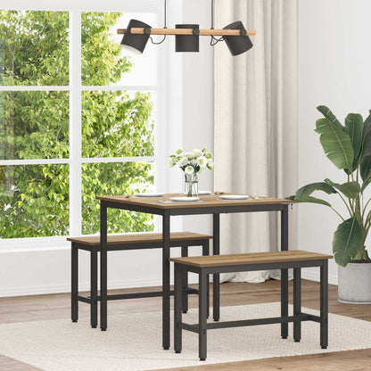 Dining Tables Engineered Wood Artisan Oak 80 cm 80 cm