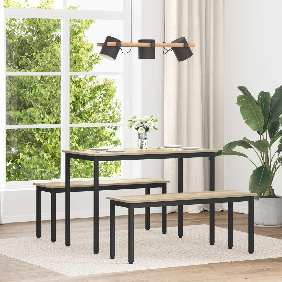 Dining Tables Engineered Wood Sonoma Oak 110 cm 55 cm
