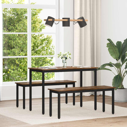 Dining Tables Engineered Wood Smoked Oak 110 cm 55 cm