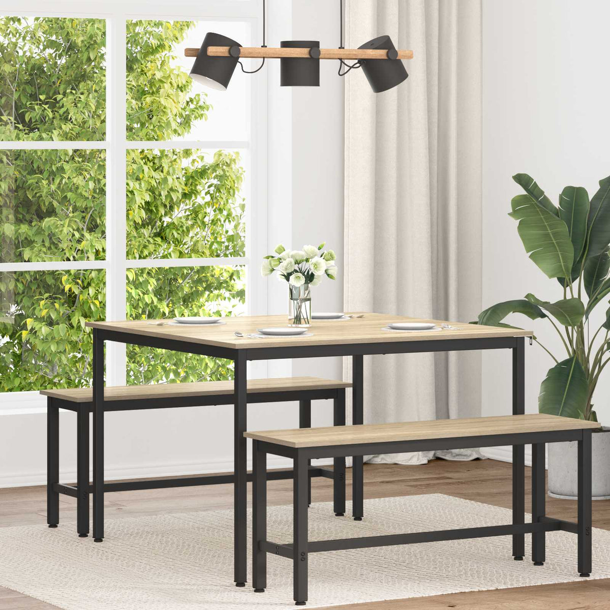Dining Tables Engineered Wood Sonoma Oak 110 cm 110 cm