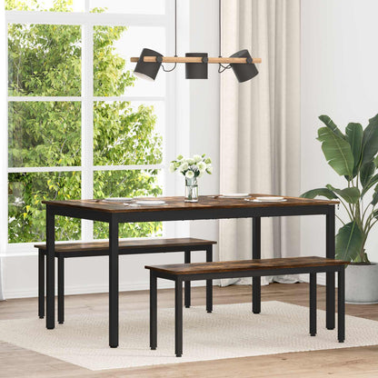 Dining Tables Engineered Wood Smoked Oak 150 cm 90 cm