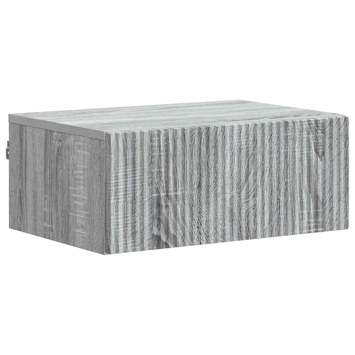 Wall-Mounted Bedside Cabinet 49 x 34.5 x 20 cm Grey sonoma