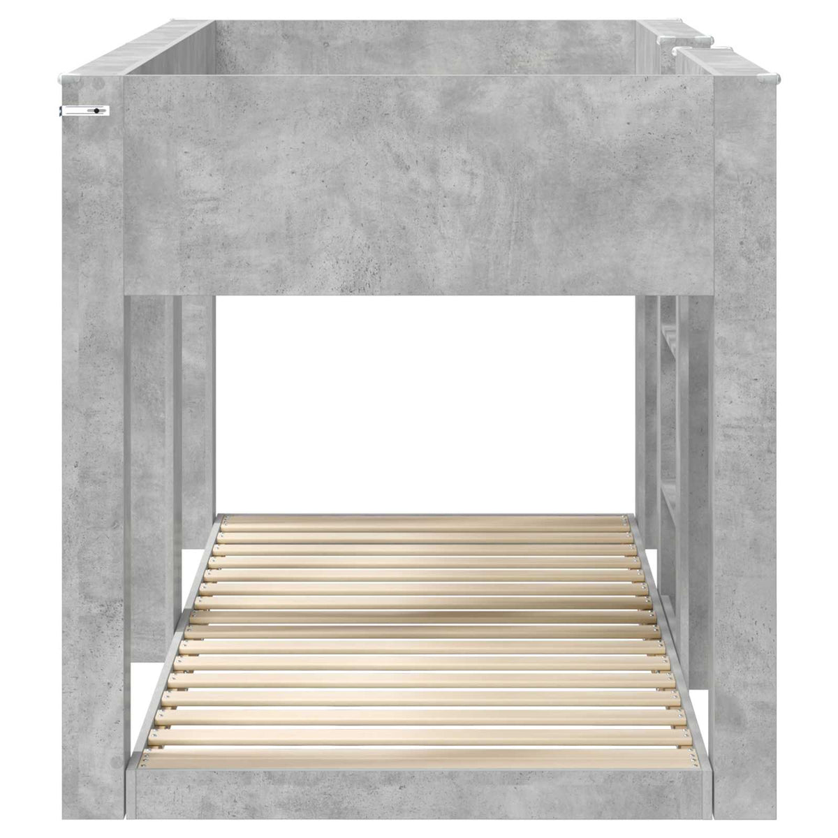 Bunk Bed for Kids Engineered Wood Concrete grey 80 cm 200 cm