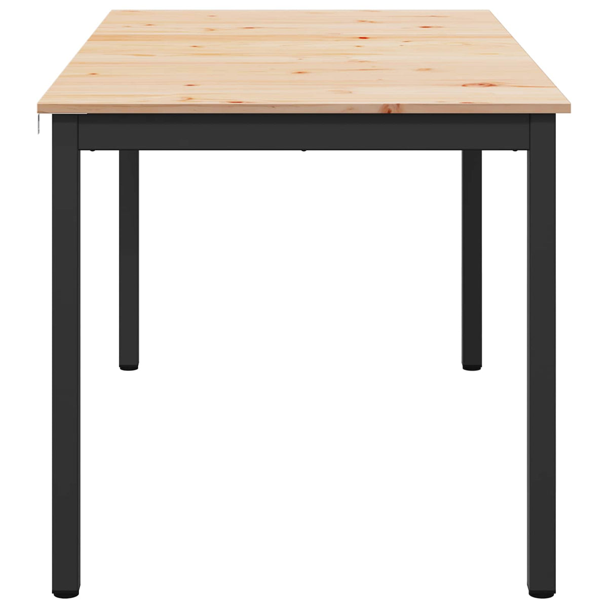 Dining Table Solid Pine Wood Natural 150 cm 90 cm