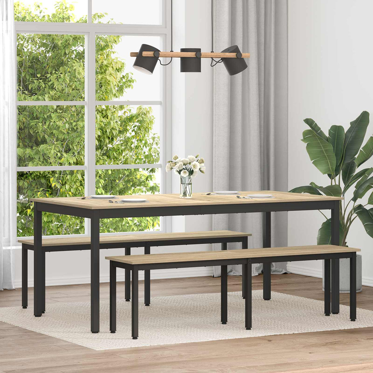 Dining Tables Engineered Wood Sonoma Oak 180 cm 90 cm