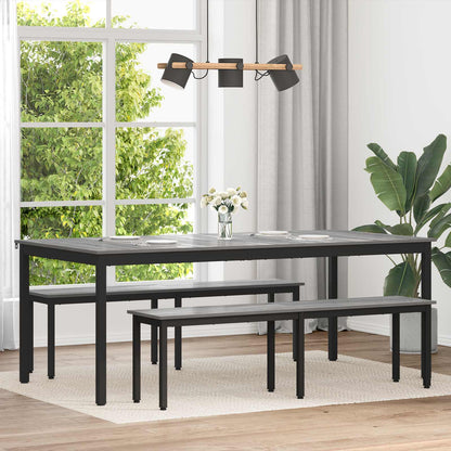 Dining Tables Engineered Wood Grey Sonoma 200 cm 100 cm