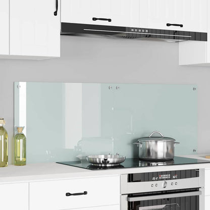 Kitchen Backsplash White 70 x 40 cm Tempered Glass 2 pcs Milk 70 cm 50 cm
