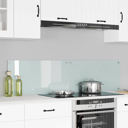 Kitchen Backsplash White 70 x 40 cm Tempered Glass 2 pcs Milk 80 cm 40 cm