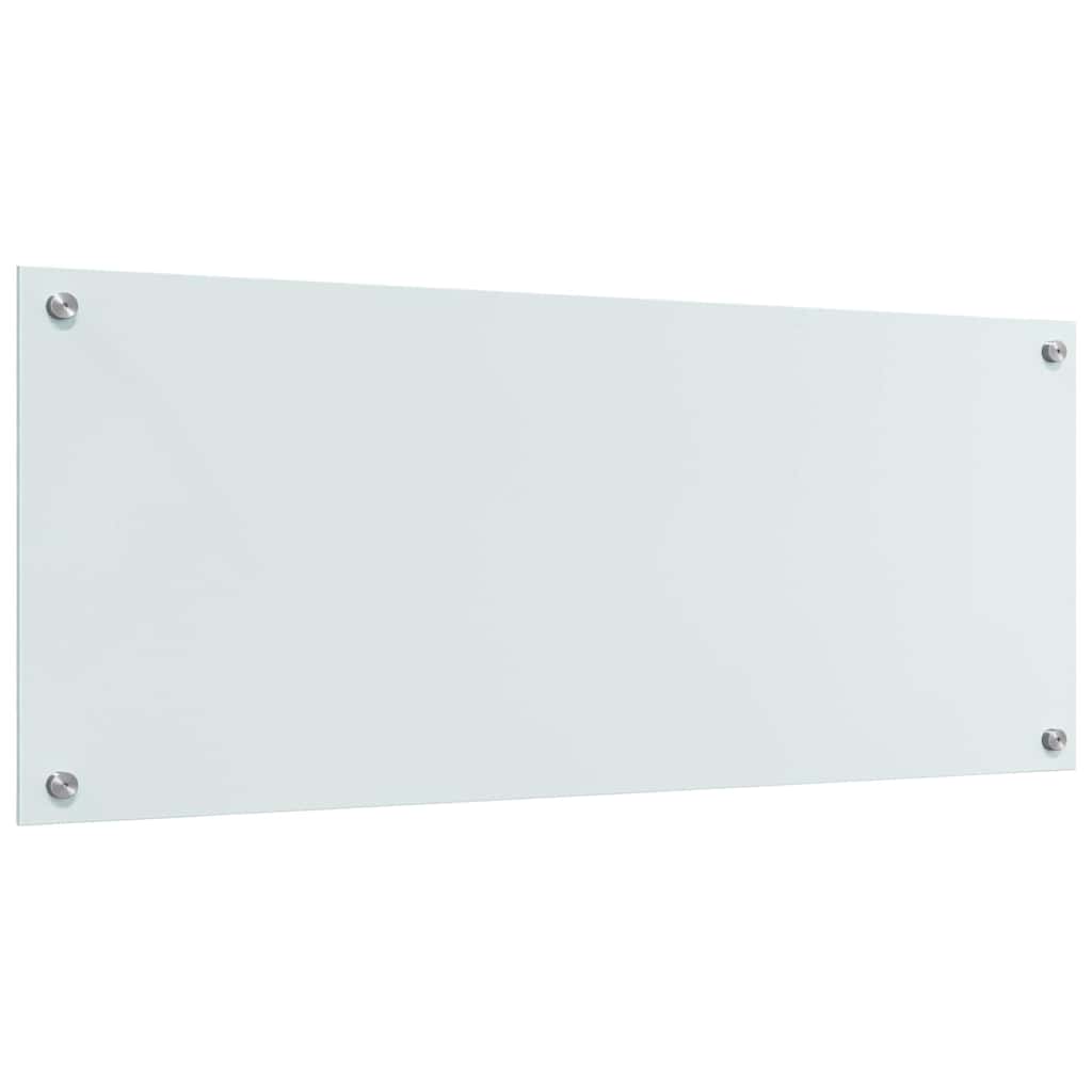 Kitchen Backsplash White 70 x 40 cm Tempered Glass 2 pcs Milk 100 cm 40 cm