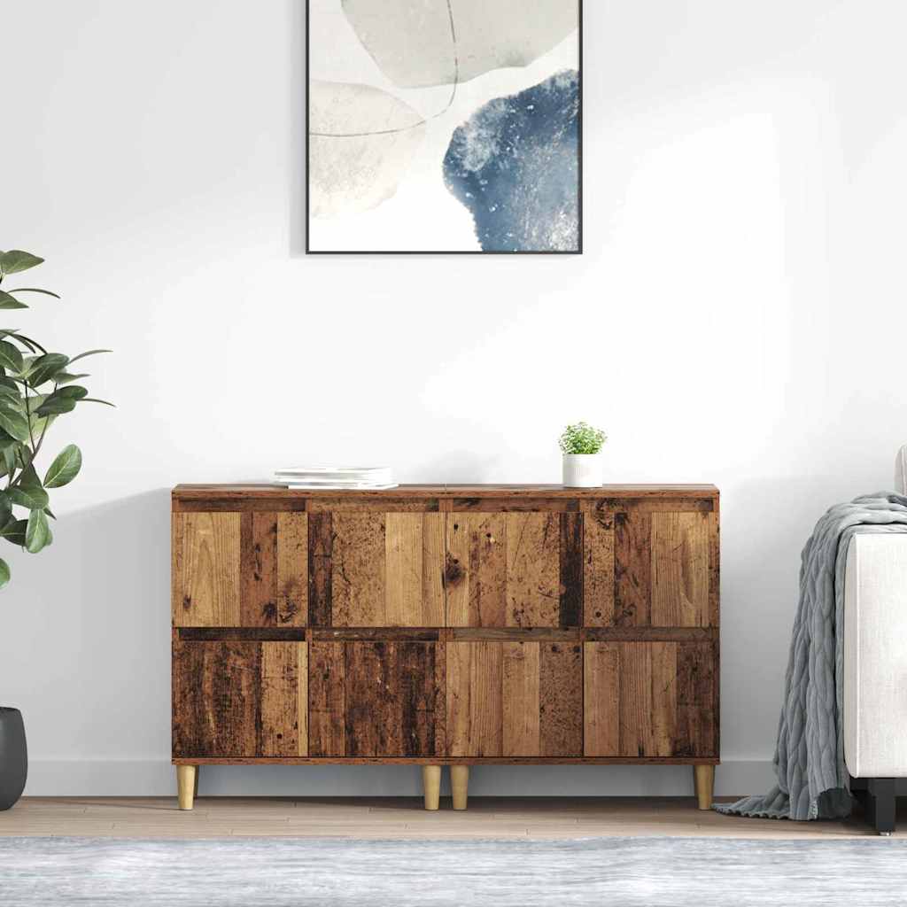 Sideboards 60x35x70 cm Engineered Wood 2 pcs Old wood