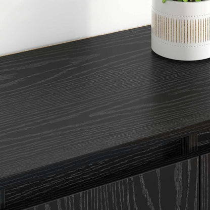 Sideboards 60x35x70 cm Engineered Wood 2 pcs Black oak