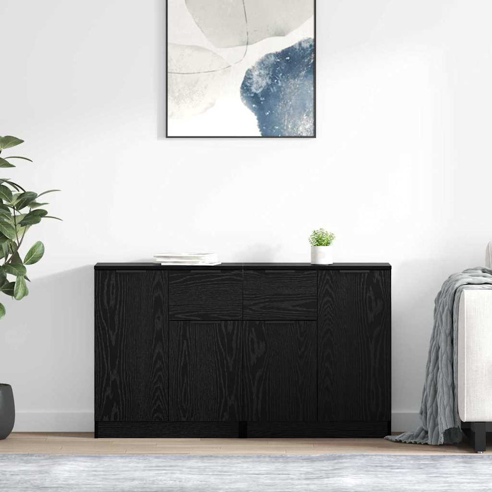 vidaXL Sideboards 2 pcs 60x30x70 cm Engineered Wood