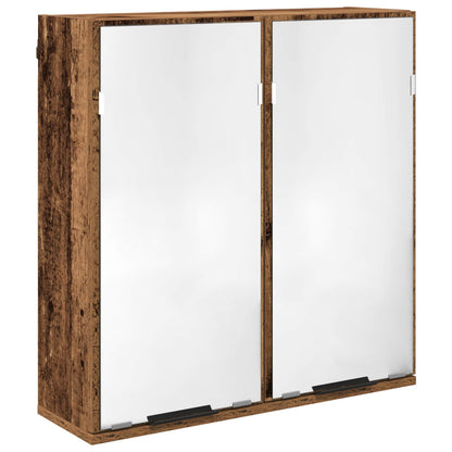 3 Piece Bathroom Cabinet Set Engineered Wood Old wood