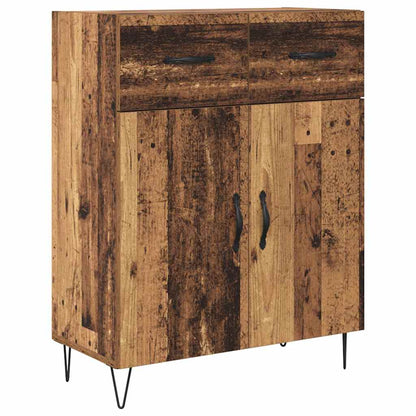 Highboard 69.5x34x180 cm Engineered Wood 2 Doors 2 Drawers Old wood