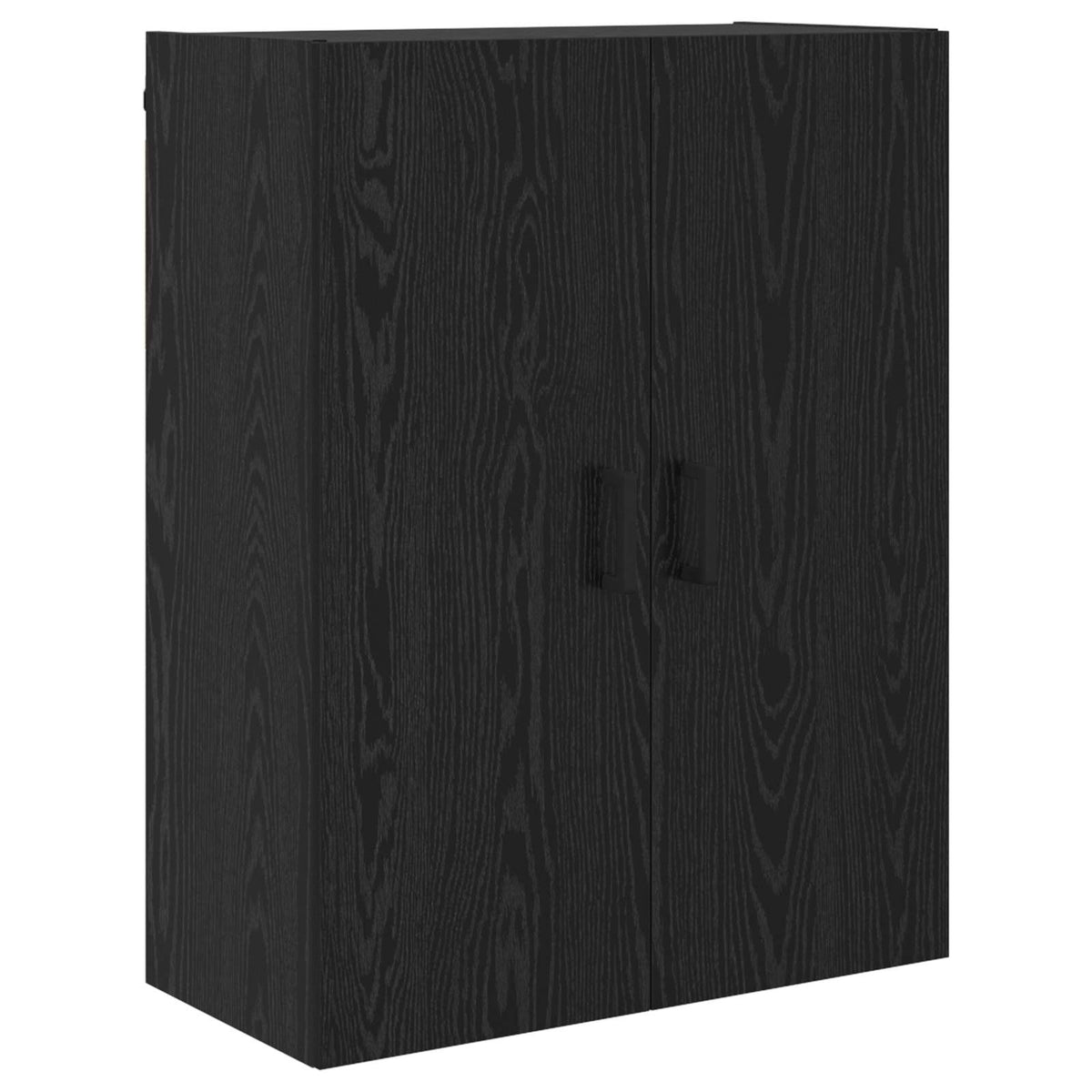Highboard 69.5x34x180 cm Engineered Wood 3 Drawers Black oak