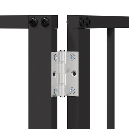 Dog Gate Black Galvanised Steel Width 80 cm 80 cm 4