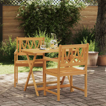 vidaXL Garden Chairs Natural Solid Acacia Wood