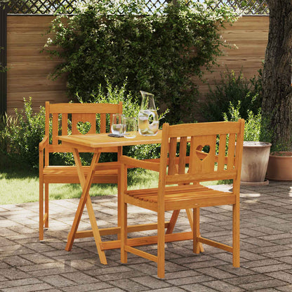 vidaXL Garden Chairs Natural Solid Acacia Wood