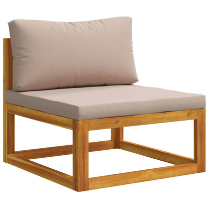 vidaXL Sofa Set 6 pcs Natural Solid Acacia Wood 2