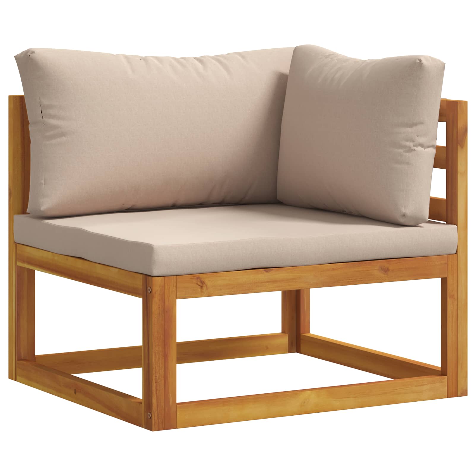 vidaXL Sofa Set 6 pcs Natural Solid Acacia Wood 5