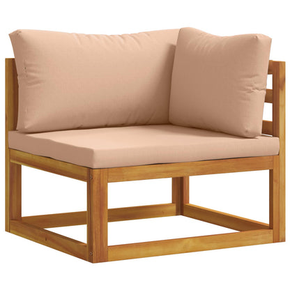 vidaXL Sofa Set 6 pcs Natural Solid Acacia Wood 5