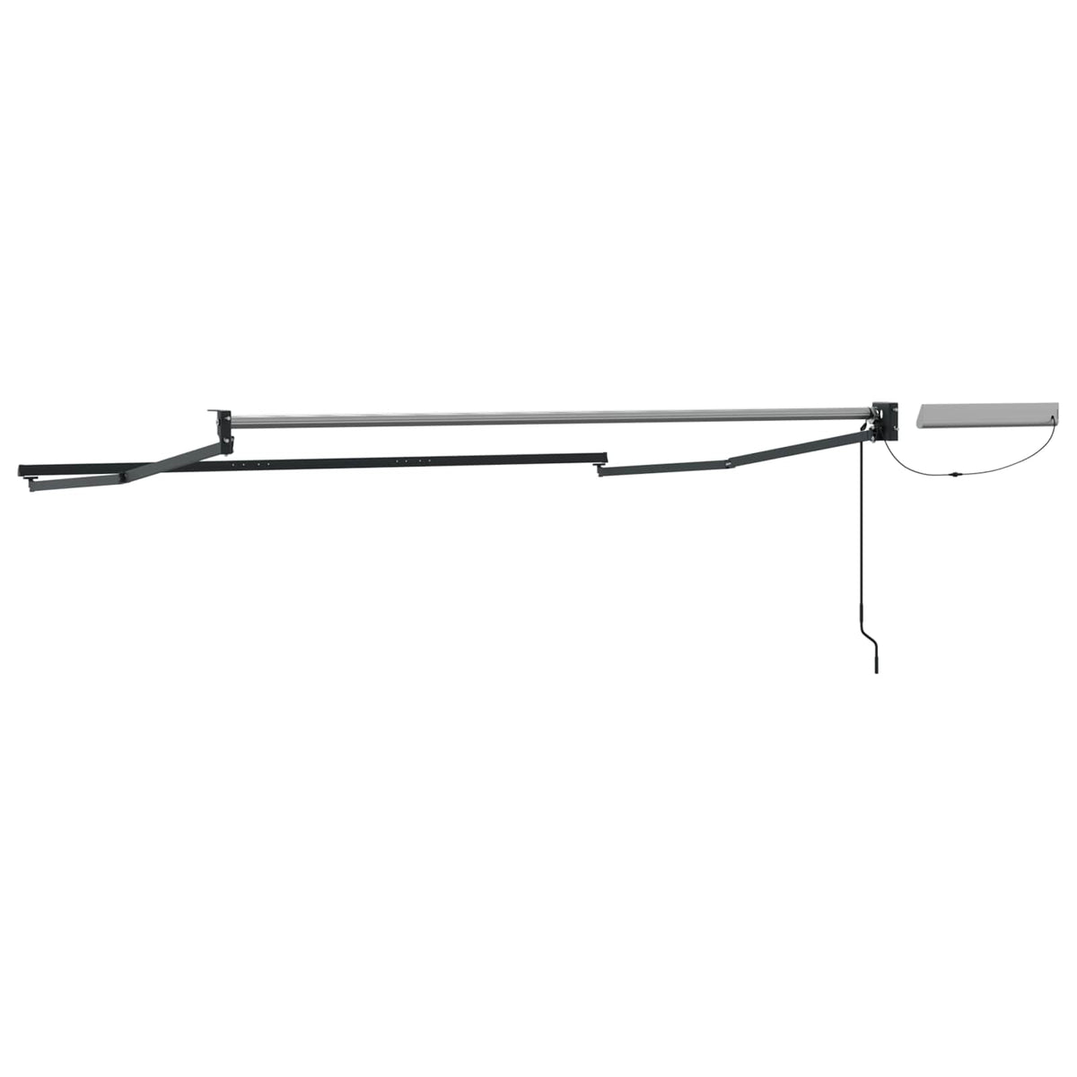 vidaXL Solar Electric Awning Frame 3 x 2.5 m Anthracite 5