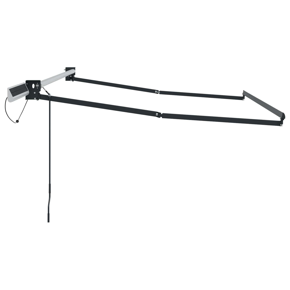 vidaXL Solar Electric Awning Frame 3 x 2.5 m Anthracite 4