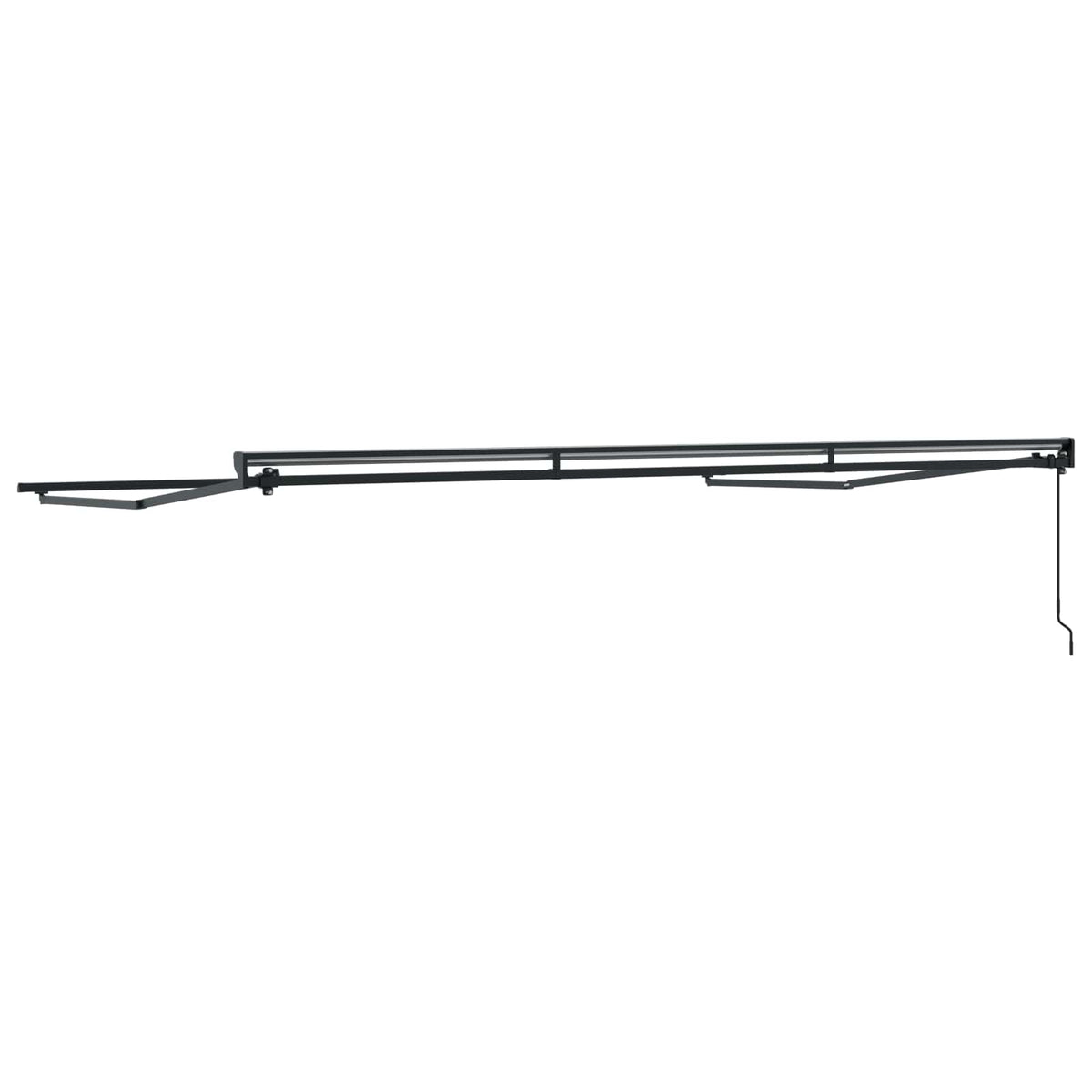 vidaXL Manual Awning Frame 5 x 3.5 m Anthracite 5