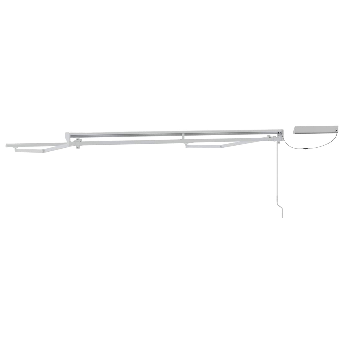 vidaXL Solar Electric Awning Frame 3 x 2.5 m White 5