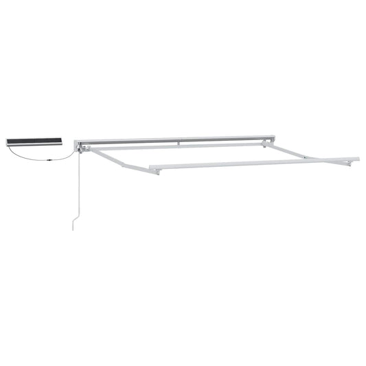 vidaXL Solar Electric Awning Frame 3.5 x 2.5 m White 2