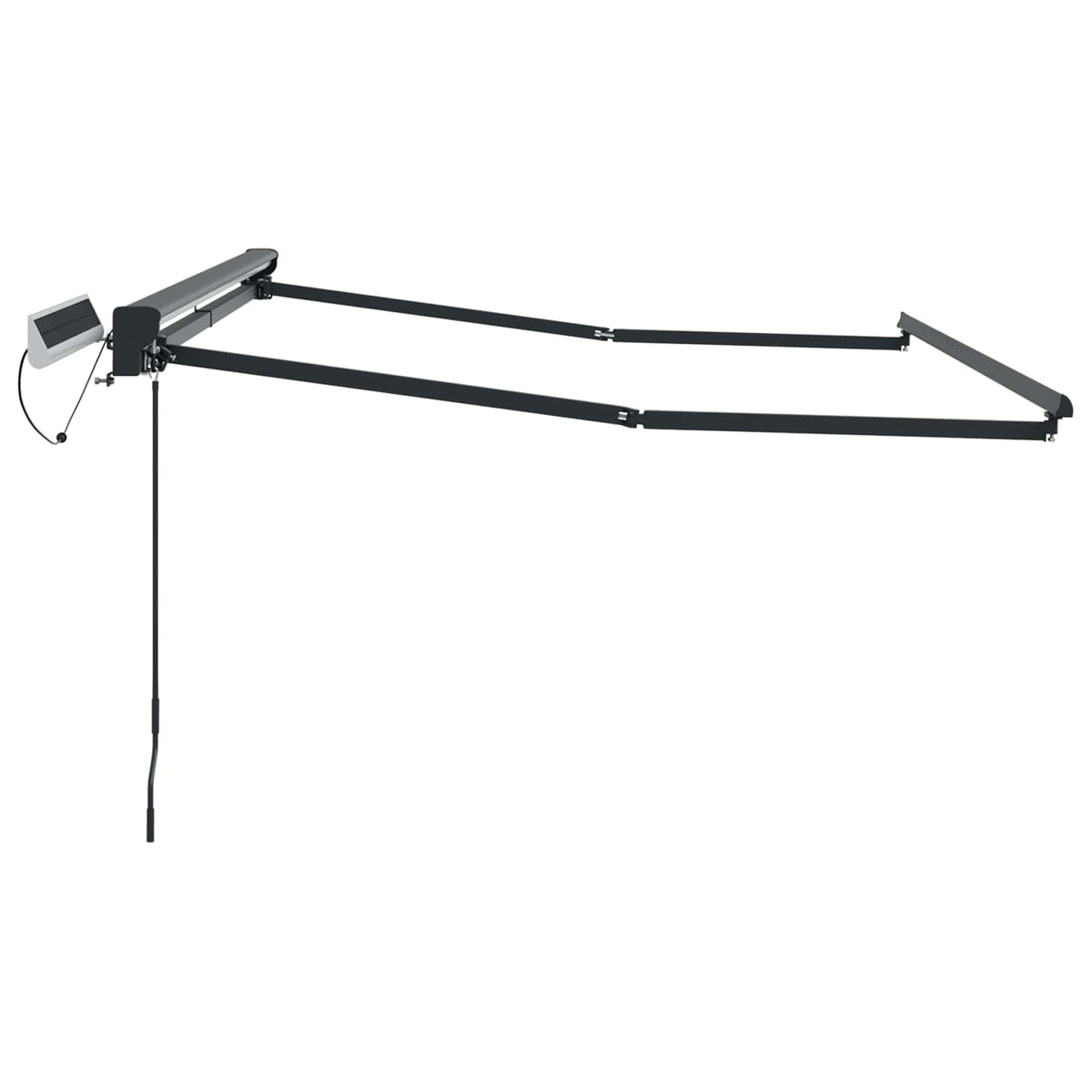 vidaXL Solar Electric Awning Frame 3.5 x 2.5 m Anthracite 4