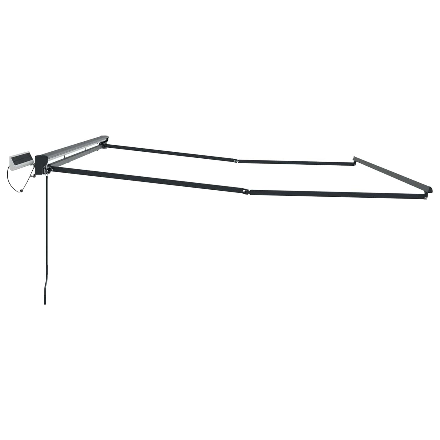 vidaXL Electric Retractable Awning Frame Anthracite 4 x 3.5 m Steel 4
