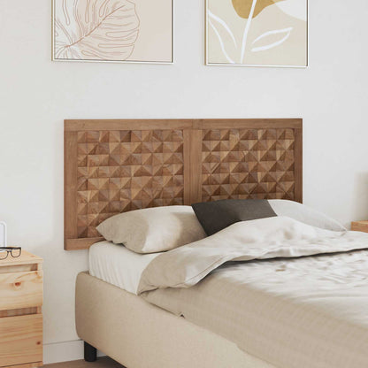 Bed Headboard Natural Solid Teak Wood 120 cm