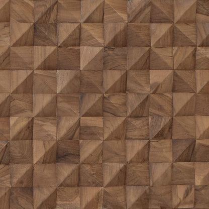 Bed Headboard Natural Solid Teak Wood 140 cm