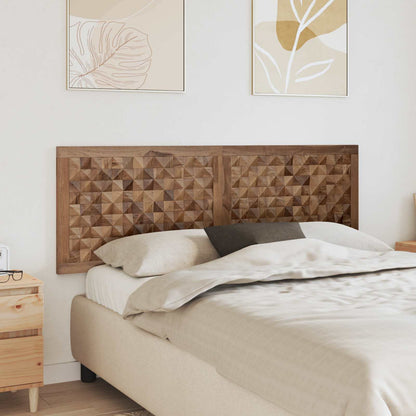 Bed Headboard Natural Solid Teak Wood 160 cm