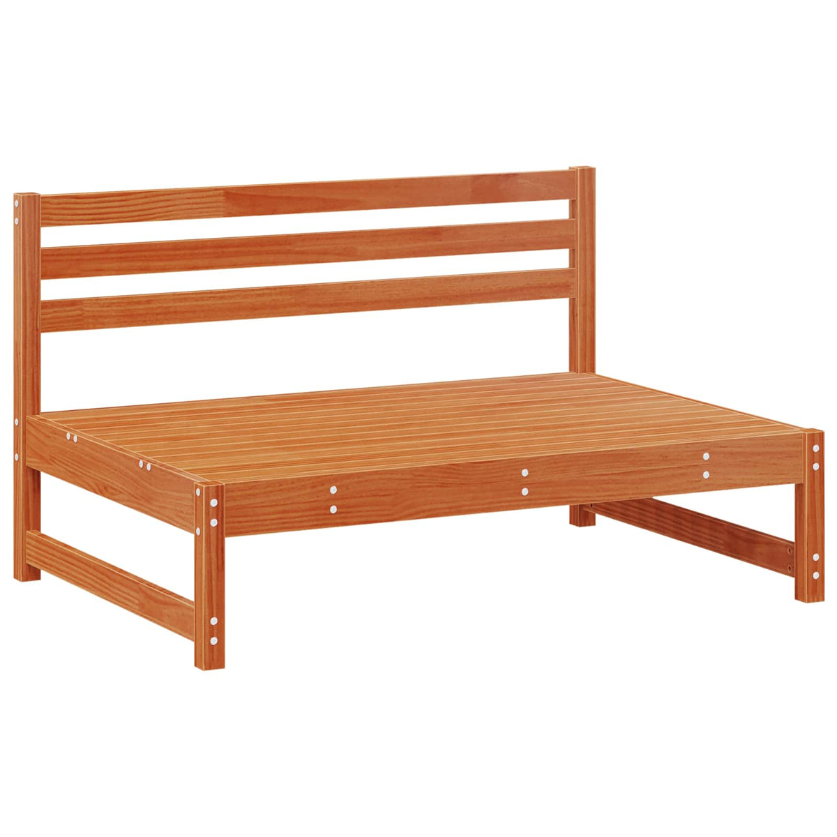 vidaXL Garden Lounge Set 6 pcs Wax Brown Solid Pine Wood 2