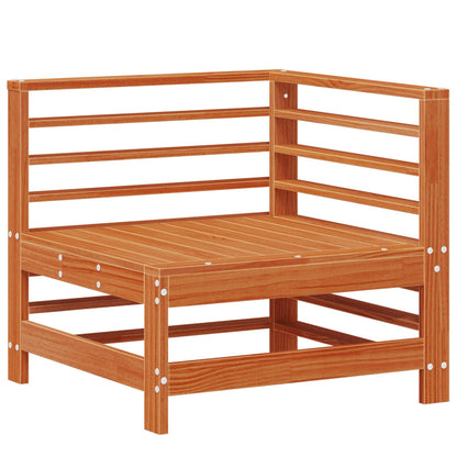 vidaXL Garden Lounge Set 5 pcs Wax Brown Solid Pine Wood 3