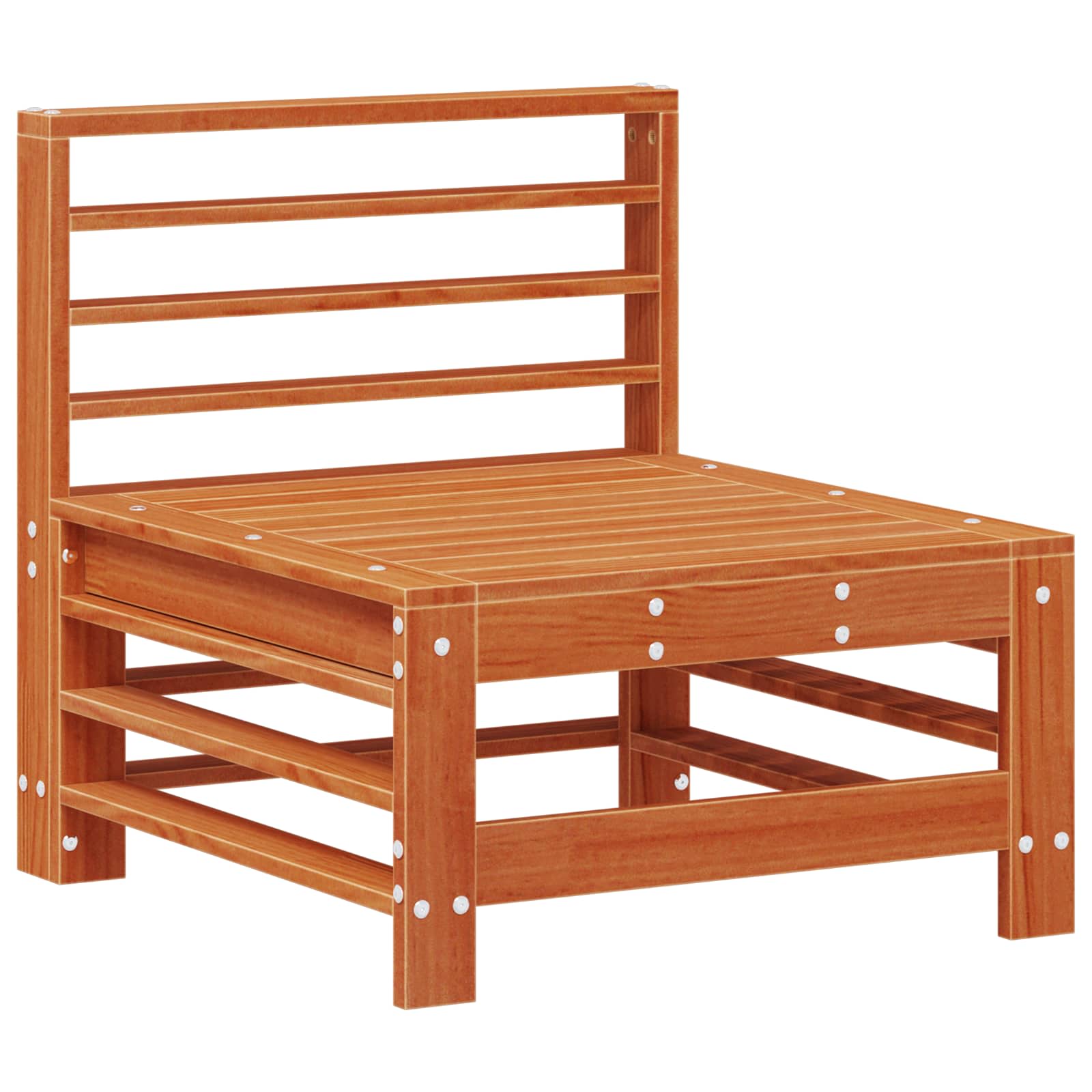 vidaXL Garden Lounge Set 5 pcs Wax Brown Solid Pine Wood 4