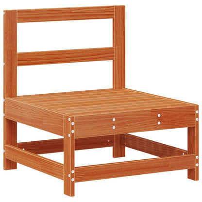 vidaXL Garden Lounge Set 6 pcs Wax Brown Solid Pine Wood 3