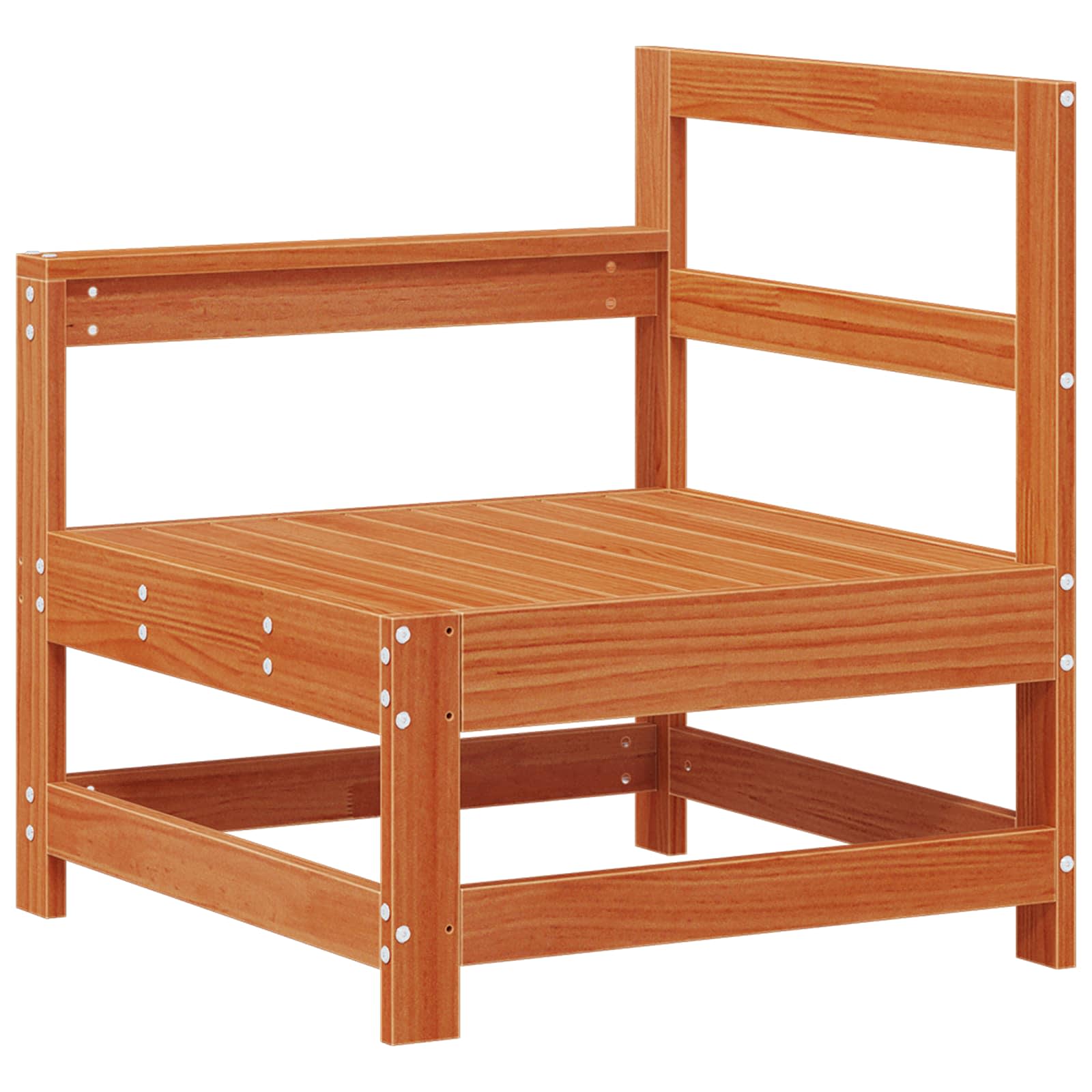 vidaXL Garden Lounge Set 6 pcs Wax Brown Solid Pine Wood 4