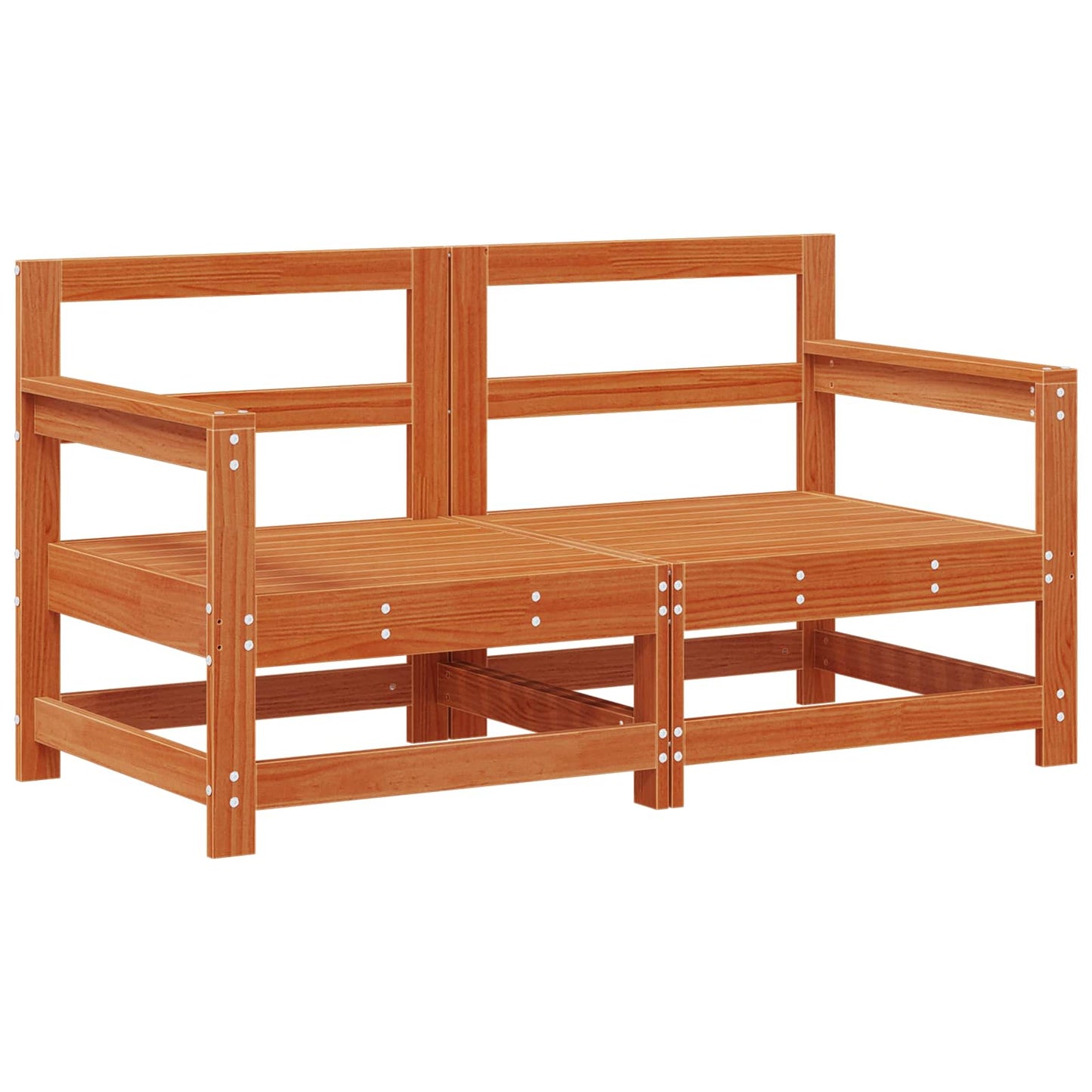 vidaXL Garden Lounge Set 6 pcs Wax Brown Solid Pine Wood 6