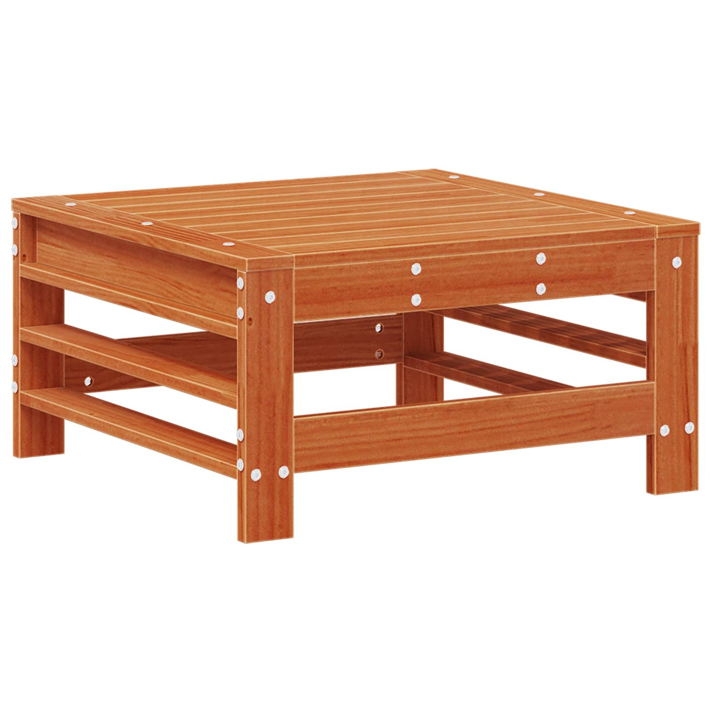 vidaXL Garden Lounge Set 7 pcs Wax Brown Solid Pine Wood 5
