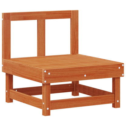 vidaXL Garden Lounge Set 7 pcs Wax Brown Solid Pine Wood 4