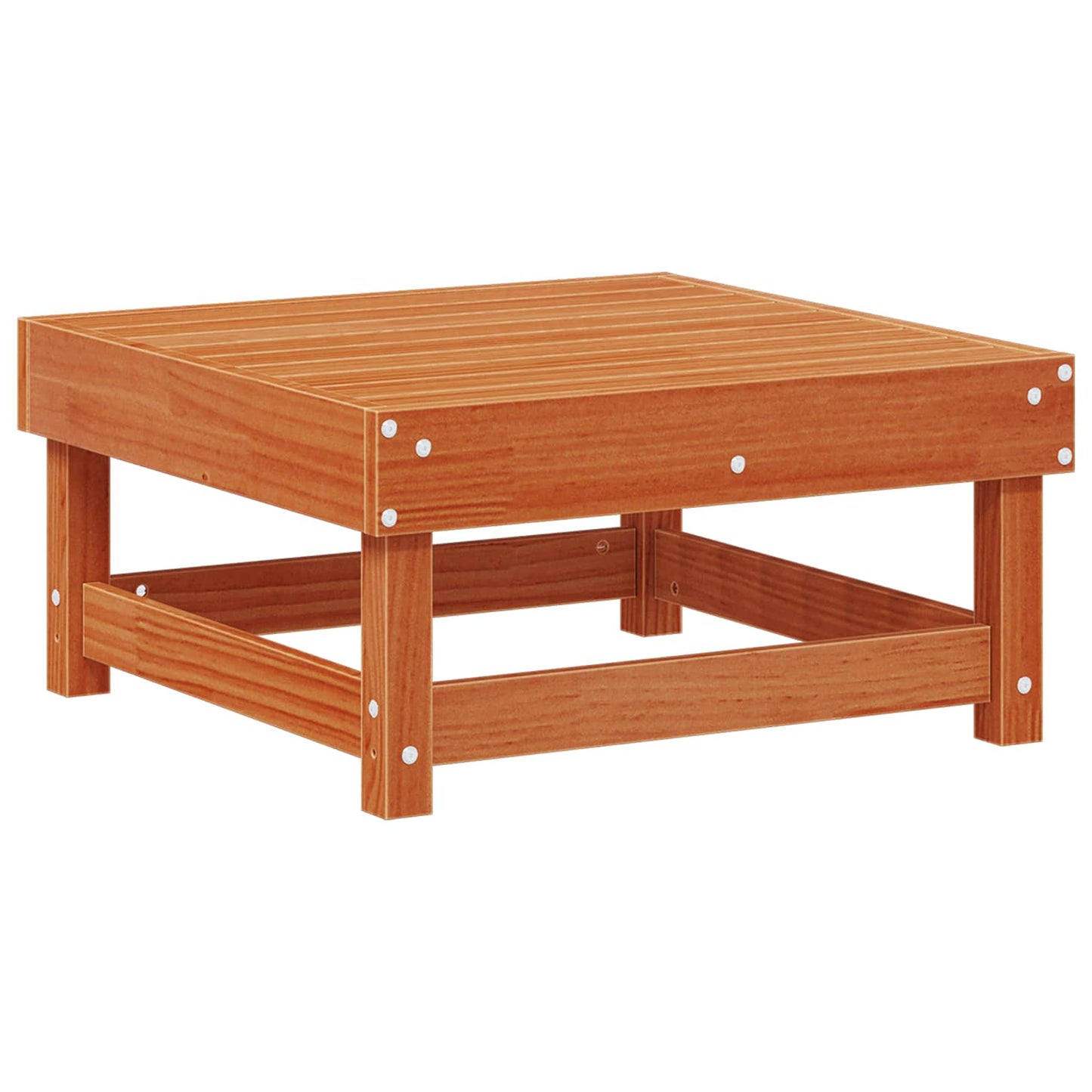 vidaXL Garden Lounge Set 7 pcs Wax Brown Solid Pine Wood 5