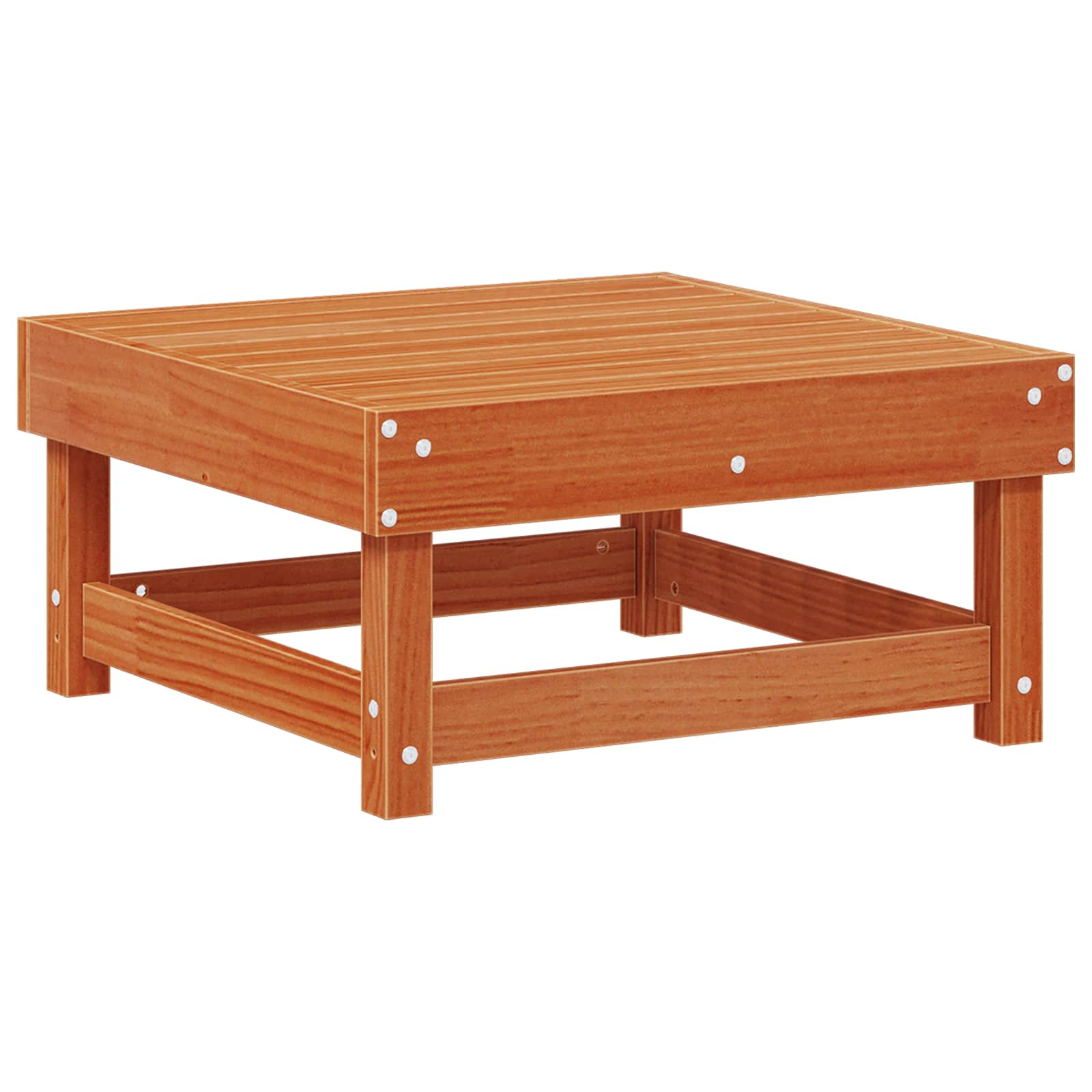 vidaXL Garden Lounge Set 7 pcs Wax Brown Solid Pine Wood 5