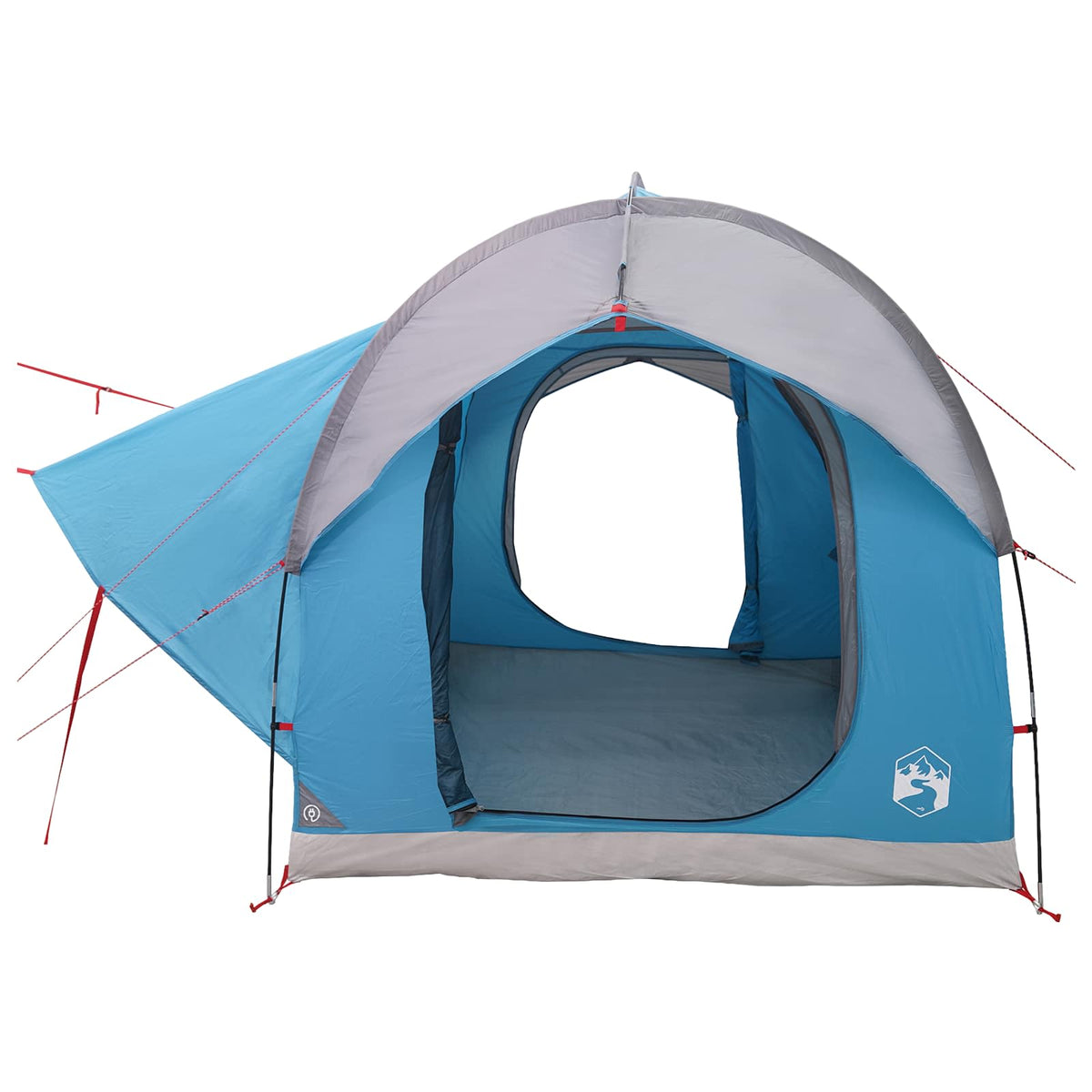 Car Tent 3-Person Polyester and Steel Blue