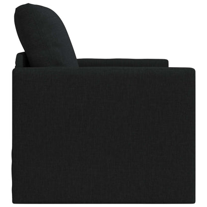 vidaXL Folding Sofa Bed Black 74 x 77 x 81 cm Fabric 6